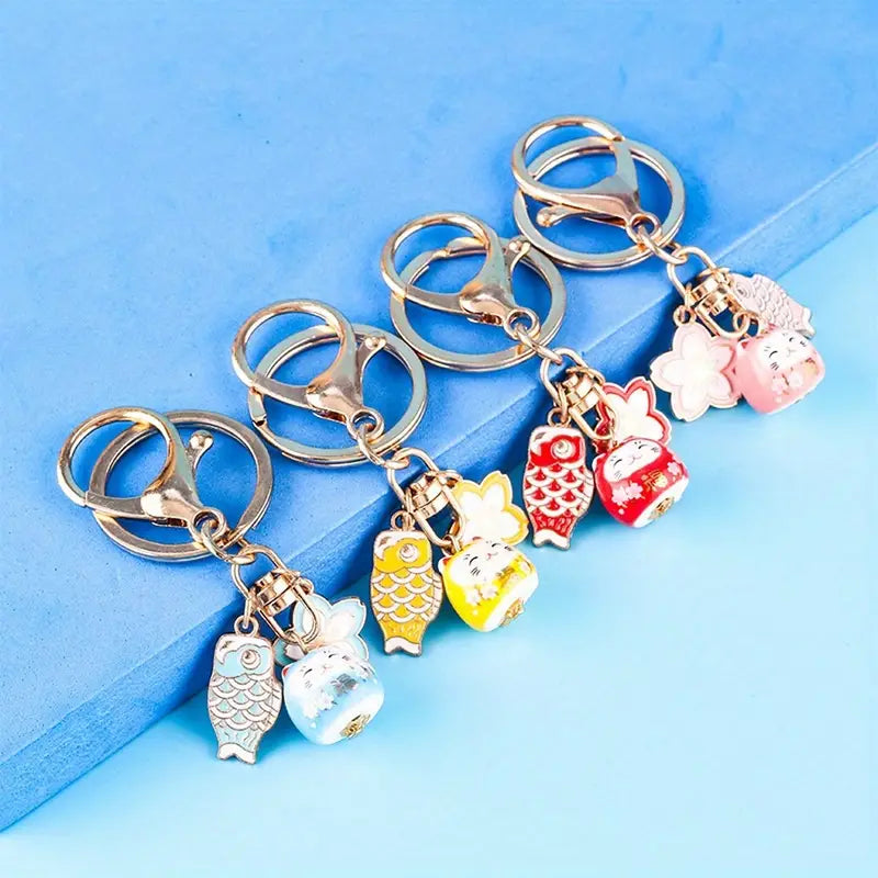 Lucky Cat Keychain
