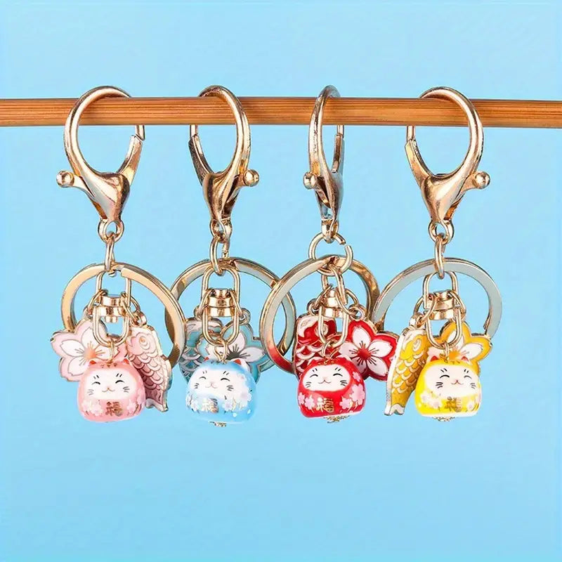 Lucky Cat Keychain