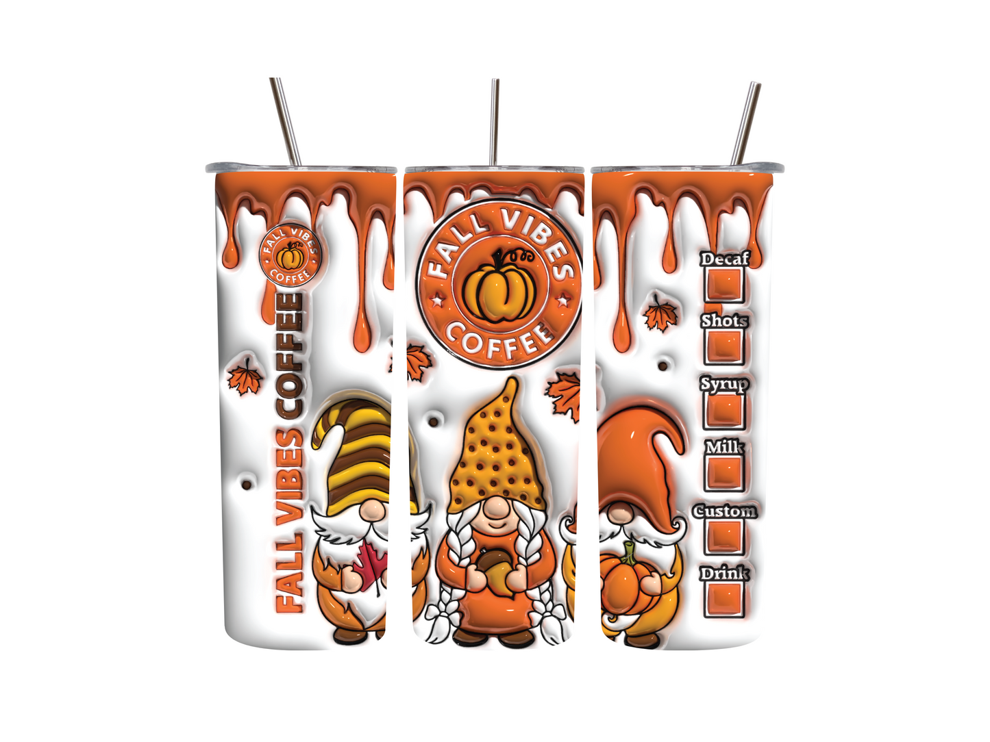 20 oz Fall Tumblers