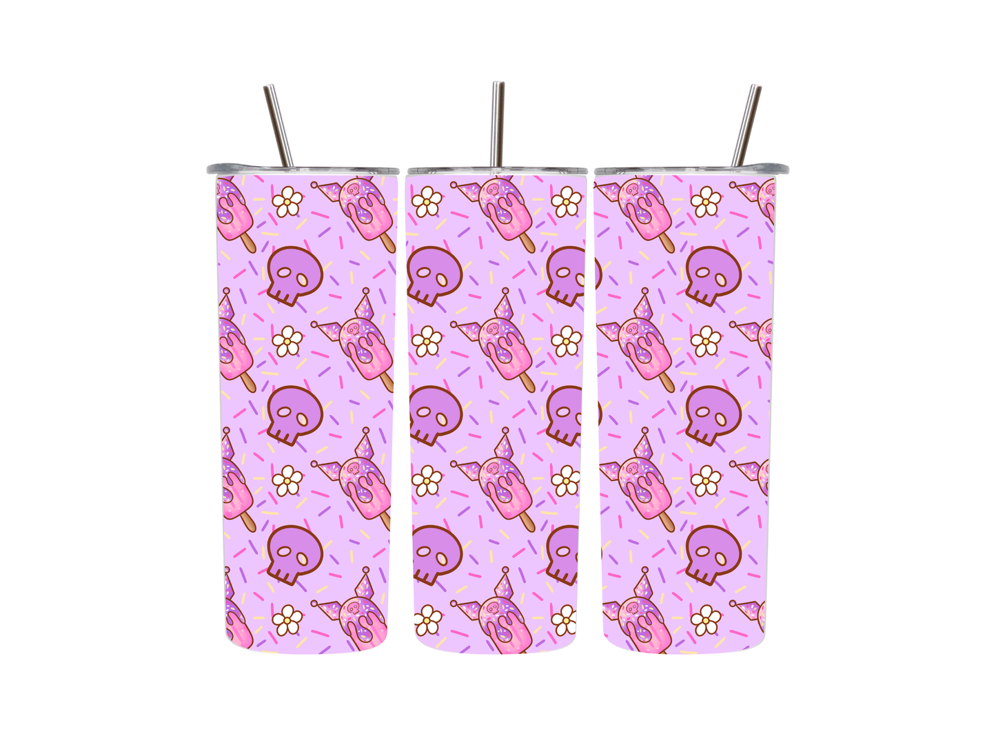 20 oz Kawaii Popsicles Tumblers