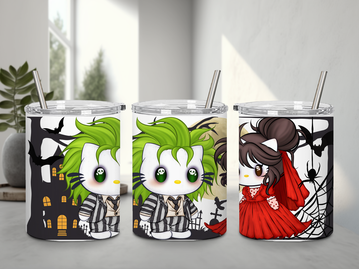 10 oz Beetlejuice Tumblers