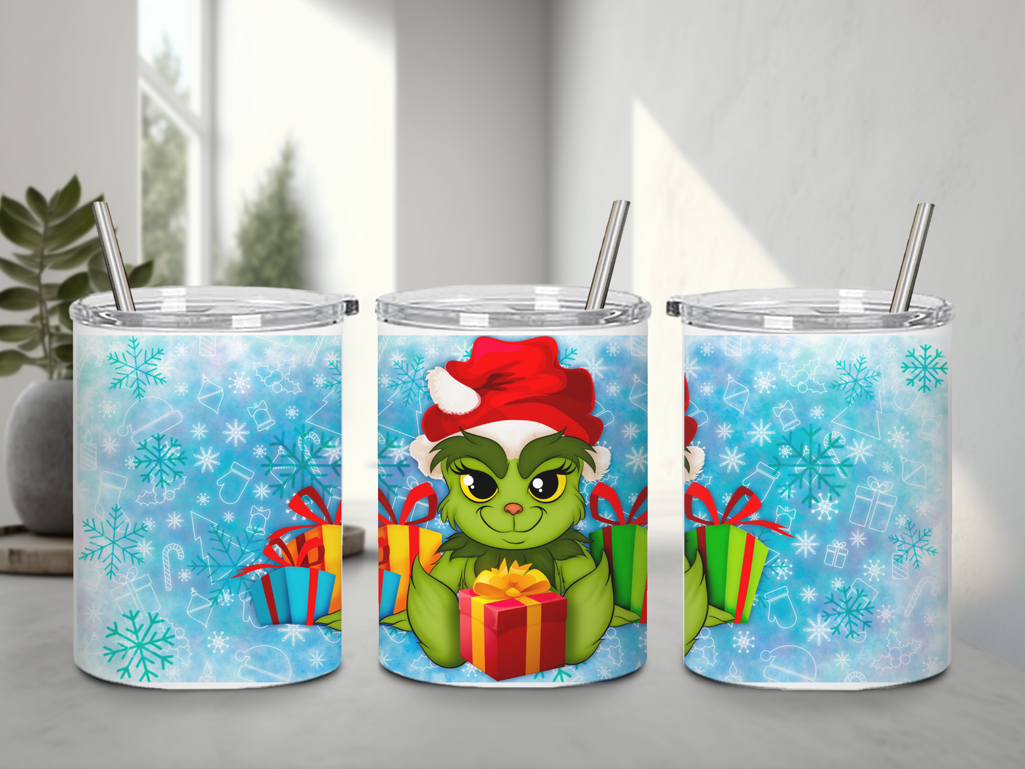 10 oz Grinch Tumblers