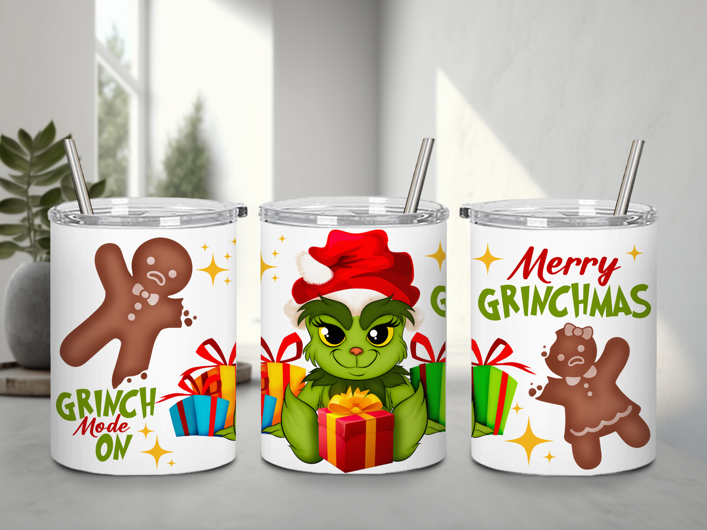 10 oz Grinch Tumblers