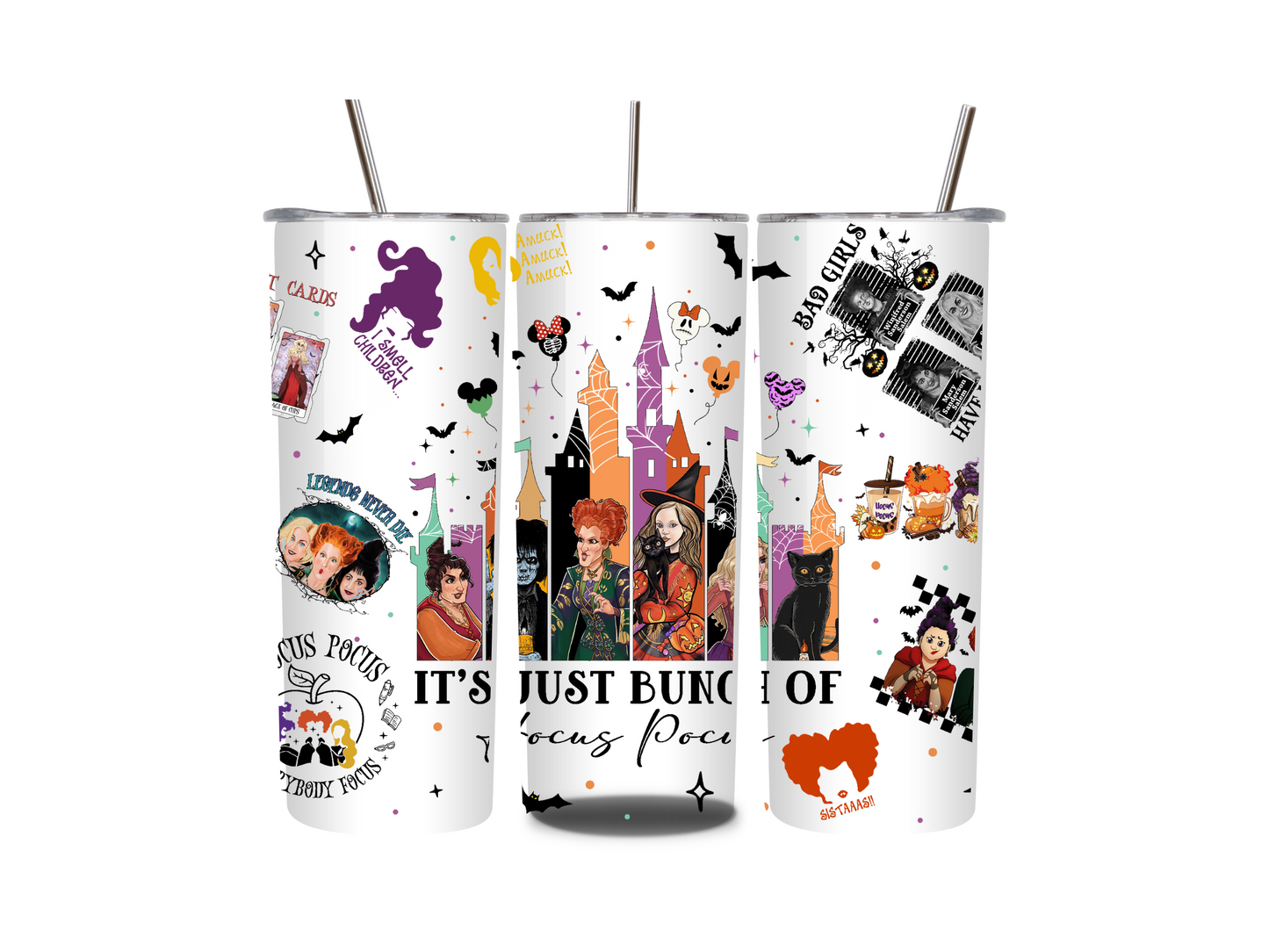 20 oz Hocus Pocus Tumblers