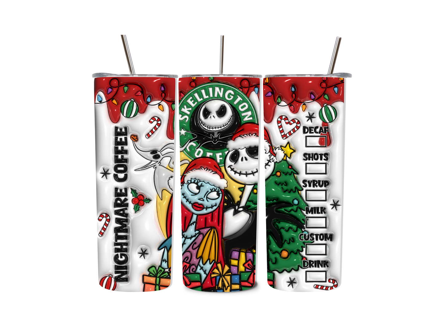 20 oz Nightmare Tumblers