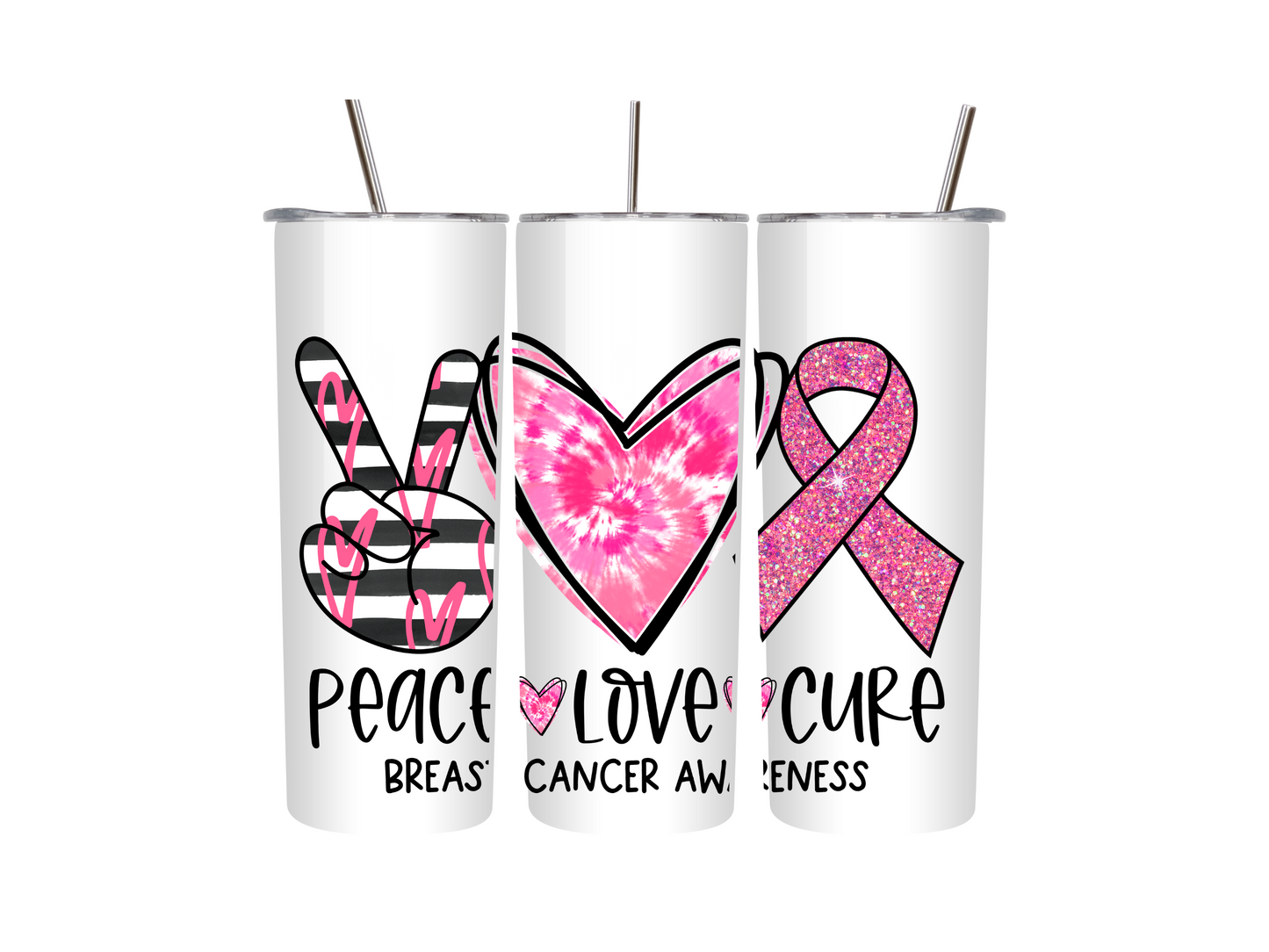 20 oz Cancer Awareness Tumblers