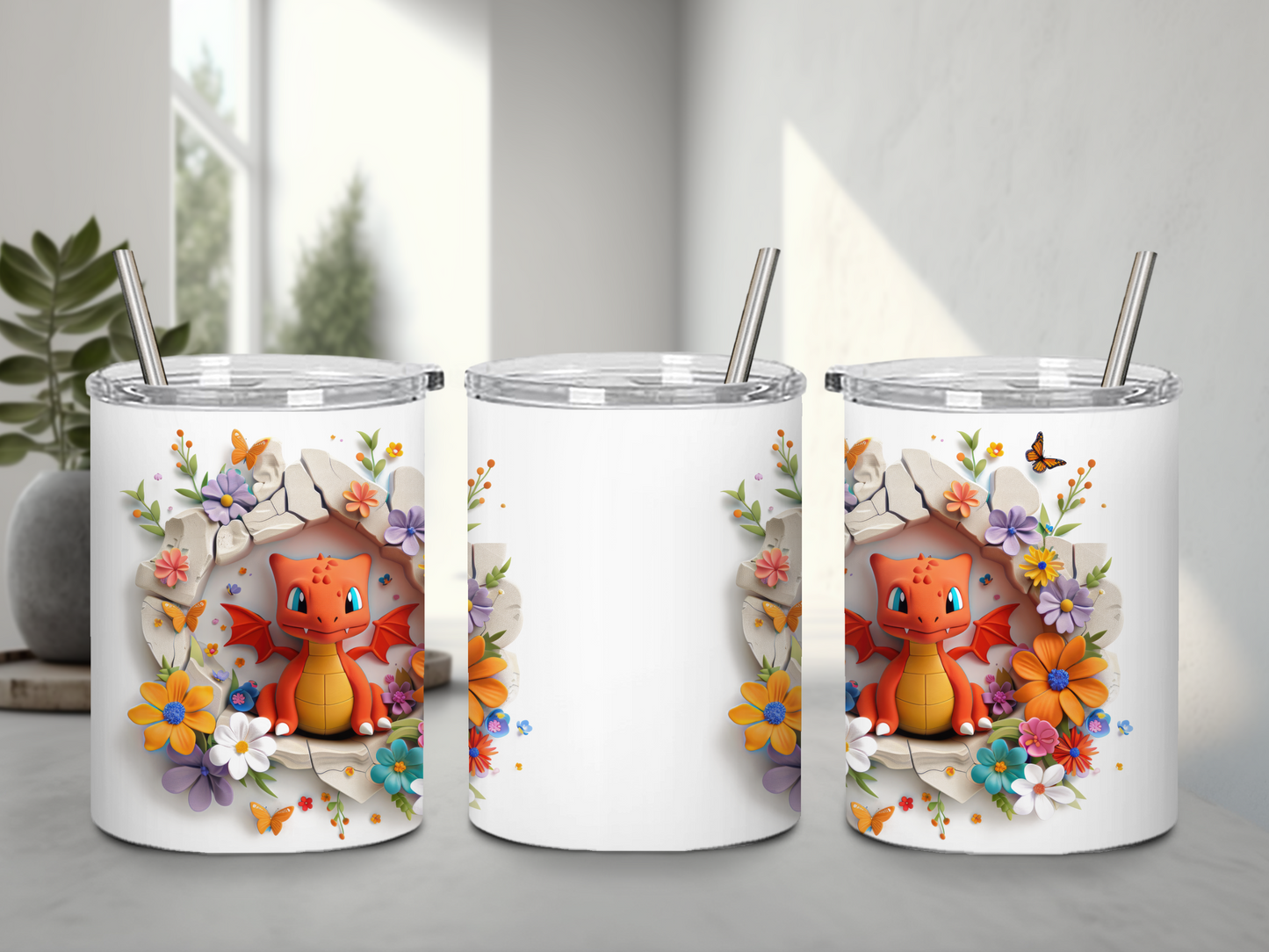 10 oz Pocket Monsters Tumblers