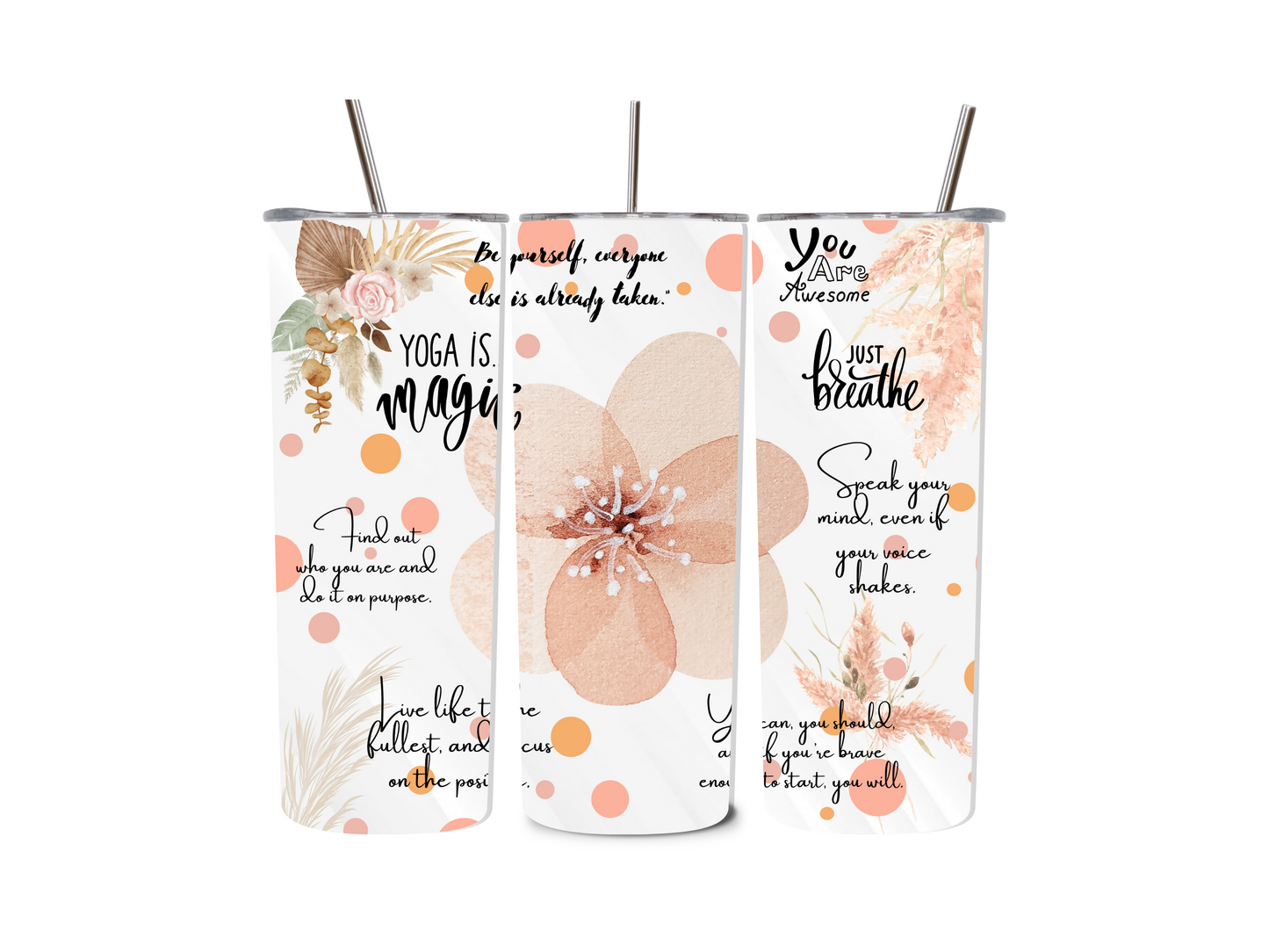 20 oz Positive Affirmations Tumblers