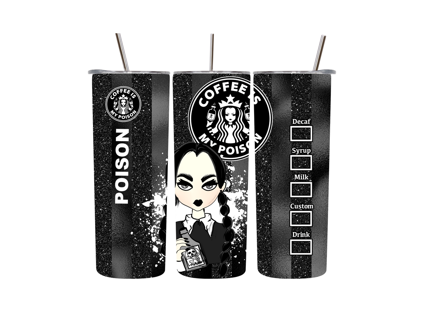20 oz Wednesday Tumblers